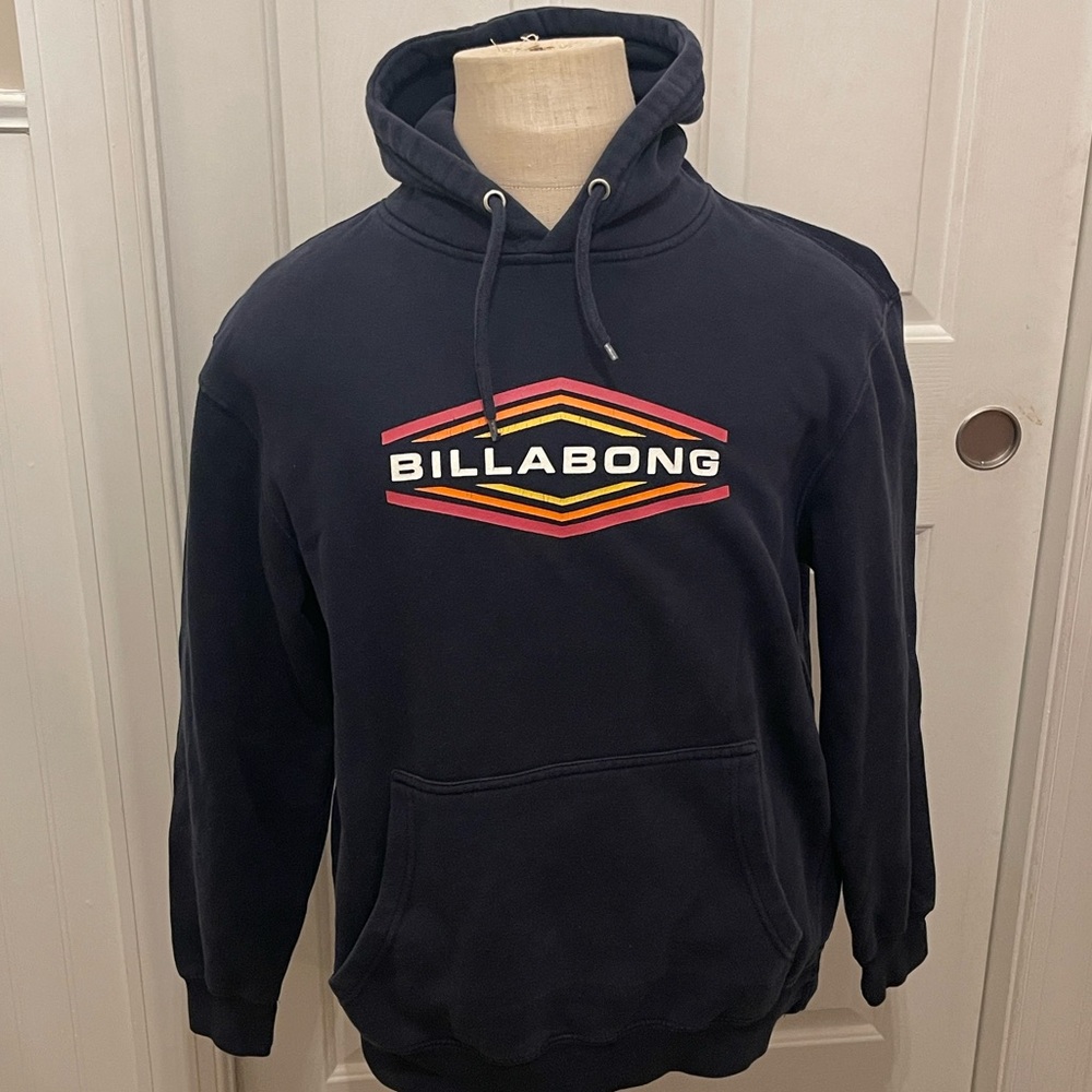 Women’s Billabong navy sweatshirt hoodie size medium GUC